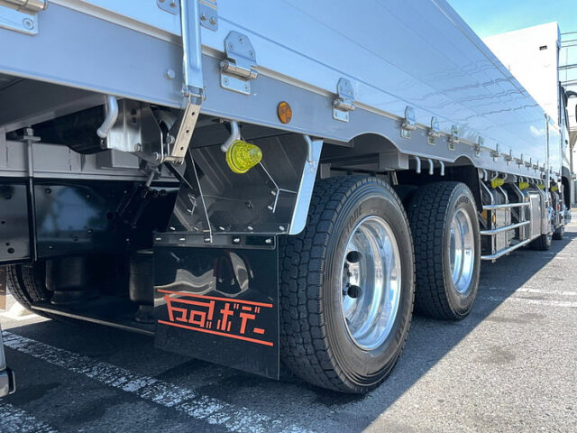 【942】R3　スーパーグレート　山田ボデー　平ボデーアルミブロック　木床　登録済未使用車