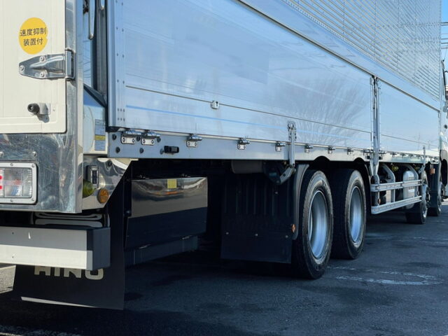 【1075】H29　17プロフィア　ハイルーフ　ウィング　7速MT　門口ステンレス　車検付