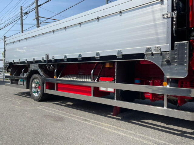 【1104】H25　レンジャープロ　増トン　平ボデーアルミB　6200　セミワイド　90アオリ　ステンレス多数