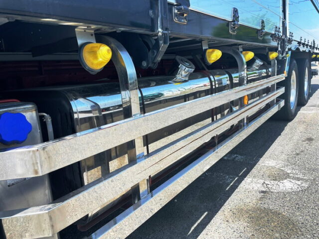 【1087】H29　クオン　ハイルーフ　ウィング　格納ゲート付　エアサス　木床