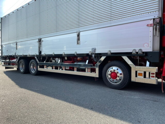 【1124】H20　スーパーグレート　ハイルーフ　ウィング　ステンレスサイドバンパー　アルミホイール