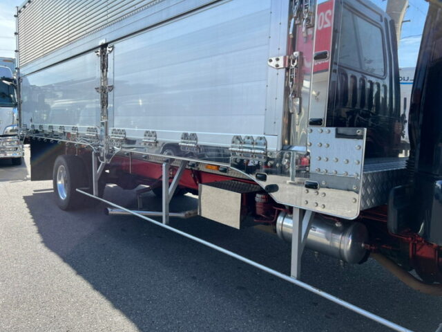 【1191】H12　ファイター　造りボディ　ウィング　1Mアオリ　6400　標準幅　アルミシマ床　生エンジン