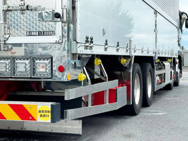 【1230】R2　17スーパーグレート　ハイルーフ　ウィング　90アオリ　リア門口ステンレス　プロライン　低走行