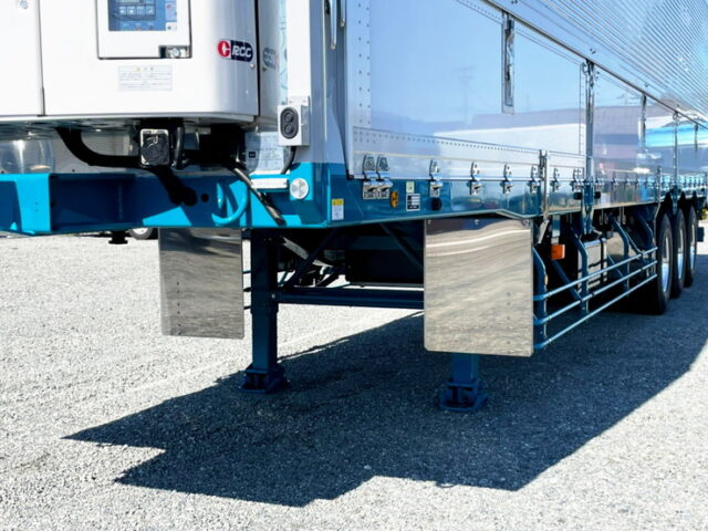 【1301】R4 トレクス トレーラー冷凍ウィング 3軸 未使用 車検付 前壁サブエンジン ジョロダー4列