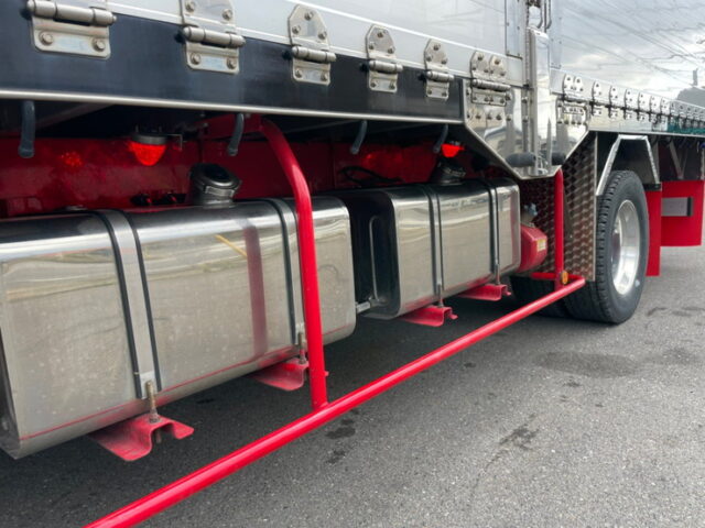 【1306】R1　ファイター　平ボデーアルミB　造りボディ　6200セミワイド　床鉄　低走行