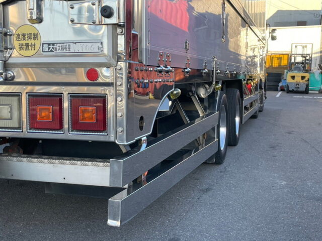 【1323】H19　クオン　ハイルーフ　ウィング　カスタム　総輪エアサス　アルミシマ床　ジョロダーレール4列