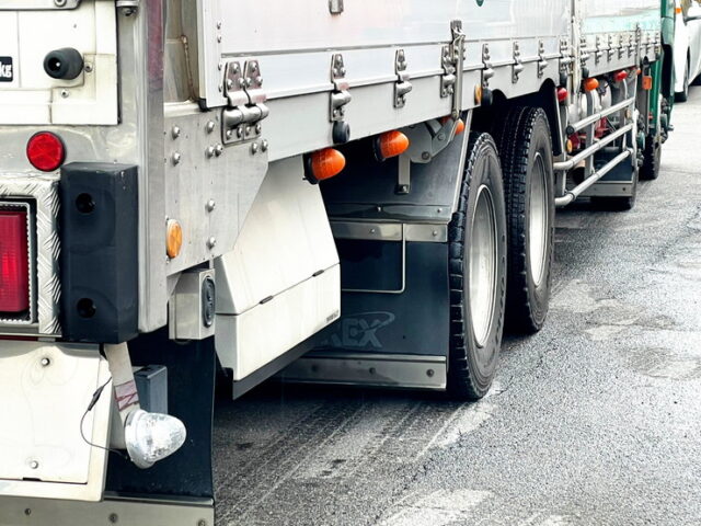 【1350】H22 プロフィア 冷凍ウィング リア門口ステンレス 木床 総輪エアサス