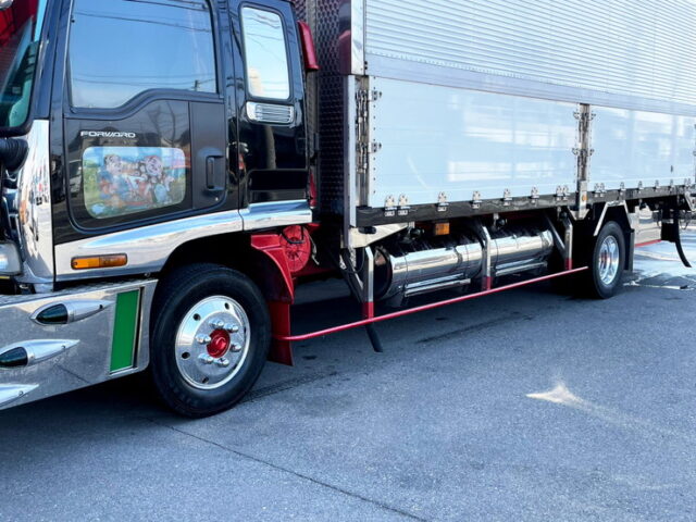 【1387】H15 320フォワード 冷凍ウィング 6500ボデー セミワイド キャデラックバンパー マニ割り