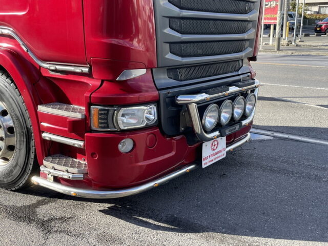 スカニア：R580：トレーラーヘッド：ダブル：V8：煙突マフラー：架装多数