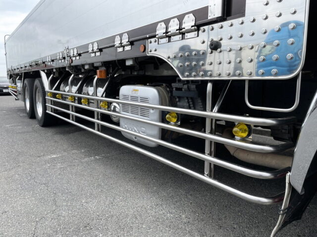 日野：プロフィア：アルミブロック平ボディ：7MT：ステンレス架装多数：メッキパーツ多数：アルミホイール　