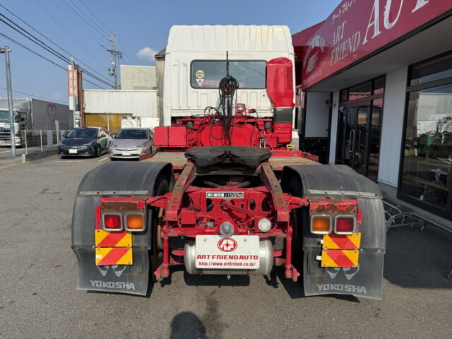 スーパーグレート：ハイルーフ：トレーラーヘッド：メッキ多数：アルミホイール：7速MT