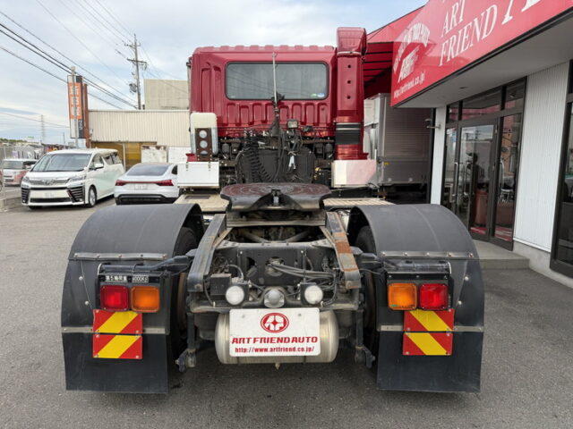 スーパーグレート：トレーラーヘッド：ハイキャブ：アルミホイール：エアサス