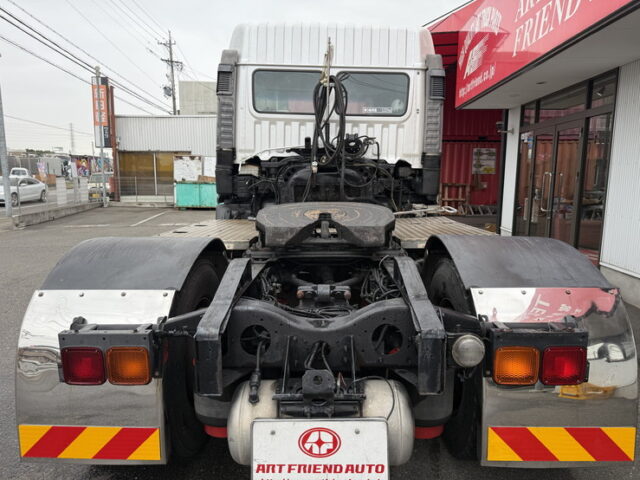 日野：テラヴィ：ハイルーフ：トレーラーヘッド：エアサス：V8ツインターボ