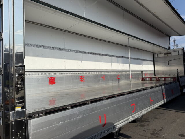 日本トレクス：トレーラー冷凍ウィング：段付き：2軸：前壁冷凍機：リフトアクスル