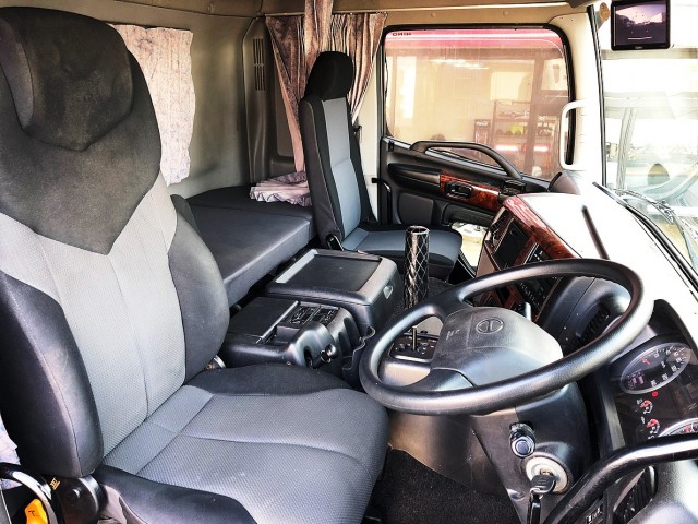 【378】日野　グラプロ　フルエアサス　平ボデーアルミブロック