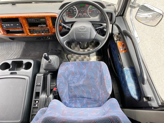 【632】日野　レンプロ　　ハイルーフ　冷凍ウィング　造りボディ　セミワイド　アルミ縞床