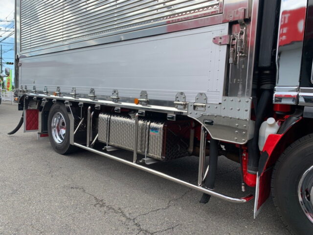 【964】H25　エルフ　ウィング　架装多数　波板ステンレス　造りボディ　ワイド