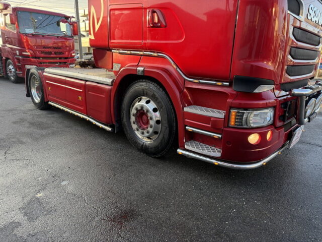 スカニア：R450：トレーラーヘッド：総輪エアサス：第5輪荷重11.300㎏：直6