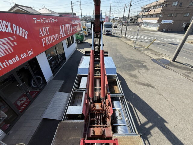 スーパーグレート：ハイルーフ：アームロール：40立米：架装多数：煙突マフラー(ダミー)