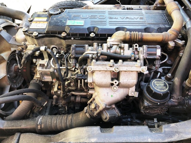 【352】三菱ふそう　ファイター　ワイド　平ボデー　アルミブロック