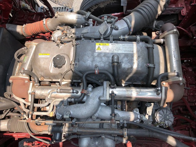 【465】いすゞ　ギガ　10輪　平ボデー　アルミブロック　後輪エアサス