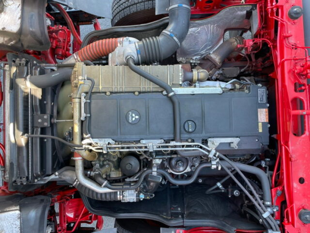 【950】H29　スーパーグレート　ハイルーフ　平ボディアルミブロック　総輪エアサス