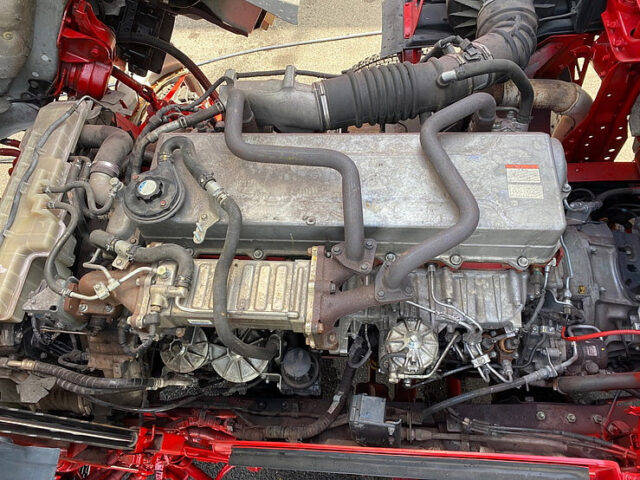 【790】H23　プロフィア　ウィング　エアサス　床鉄板　ラッシングレール3段