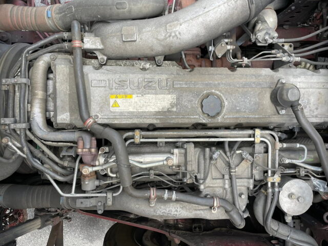 【987】H18　ギガ　ハイルーフ　冷凍ウィング　10輪　造りボディ　1Mアオリ