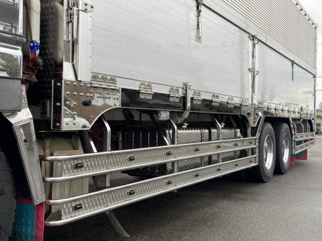 【959】H15　ギガ　ハイルーフ　冷凍ウィング　造りボディ　1M10アオリ