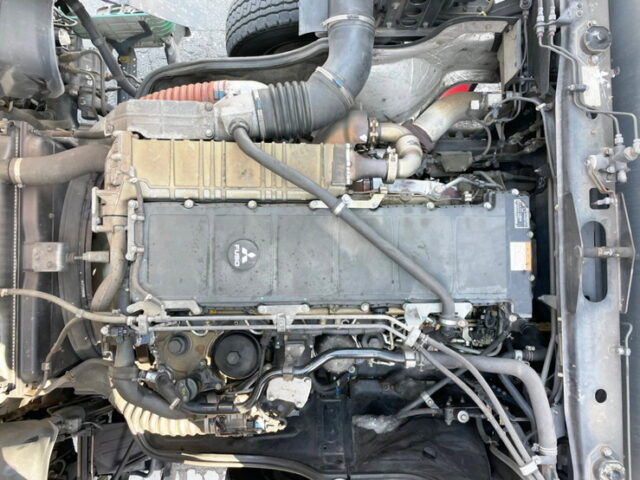 【1090】H24　スーパーグレート　ハイルーフ　ウィング　リア門口ステンレス　木床