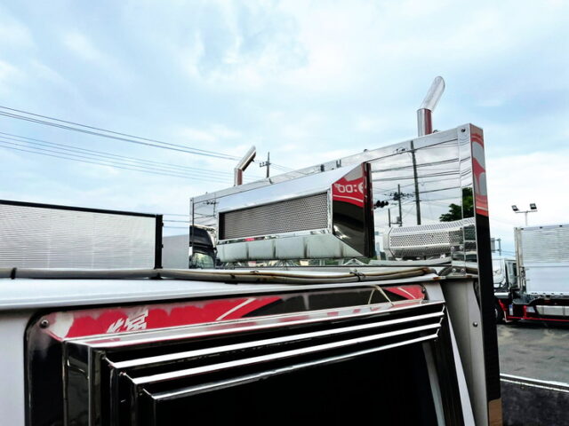 【1155】H12　キャンター　ダブルキャブ　架装多数　マニ割り　煙突マフラー　5速MT