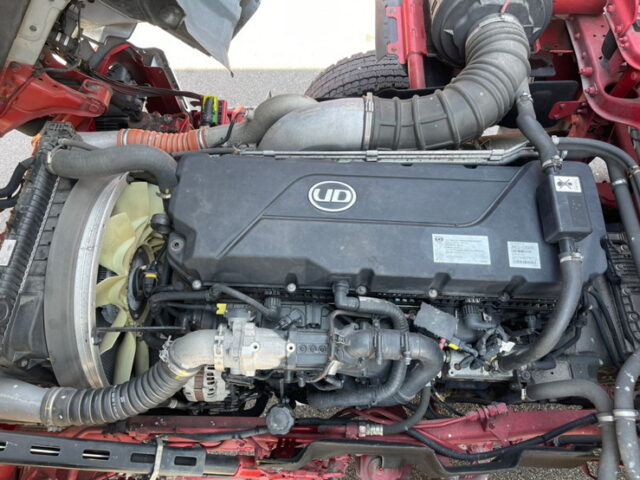 【1180】H30　クオン　ハイルーフ　ウィング　トレクス製ステンレスボデー　390馬力　AT