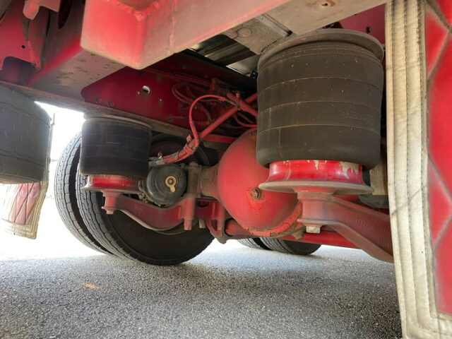 【1257】H23 ギガ 冷凍ウィング ステンレス多数 リア門口ステンレス 格納ゲート付 木床