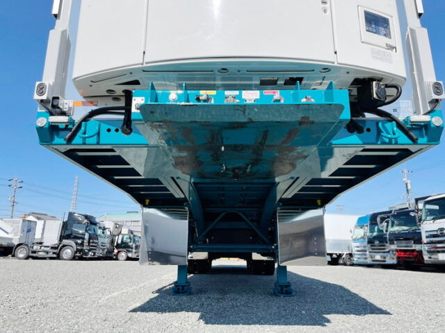 【1301】R4 トレクス トレーラー冷凍ウィング 3軸 未使用 車検付 前壁サブエンジン ジョロダー4列