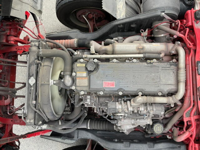 【1306】R1　ファイター　平ボデーアルミB　造りボディ　6200セミワイド　床鉄　低走行