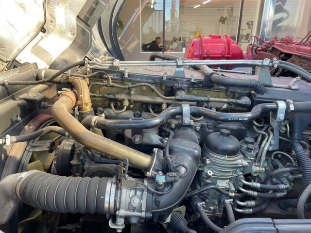 【1342】H27　スーパーグレート　ハイルーフ　ウィング　造りボディ　7速　380馬力　床鉄シマ