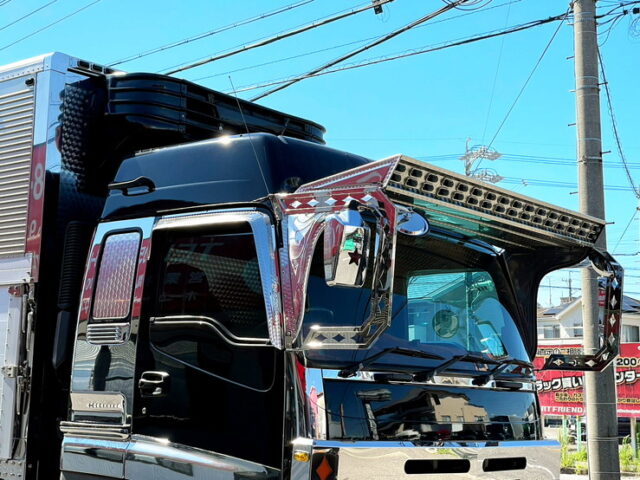 【1517】H15　ギガ　ハイルーフ　冷凍ウィング　造りボディ　1M10アオリ　キャデラックバンパー　410馬力