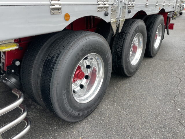 トレクス トレーラー 冷凍ウィング 未使用 3軸 リフトアクスル 前壁 冷凍機