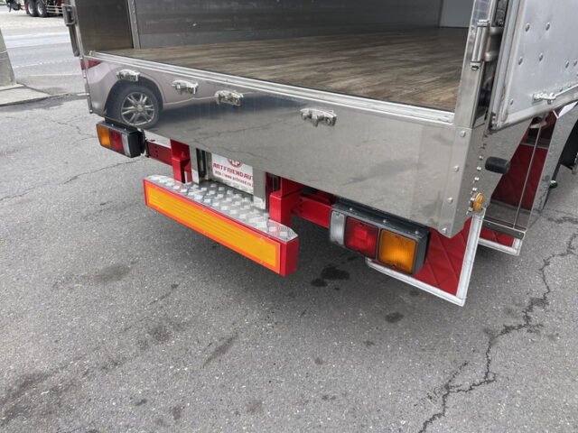 ブルーテックキャンター　ワイドロング　ウィング　架装多数　リア門口ステンレス