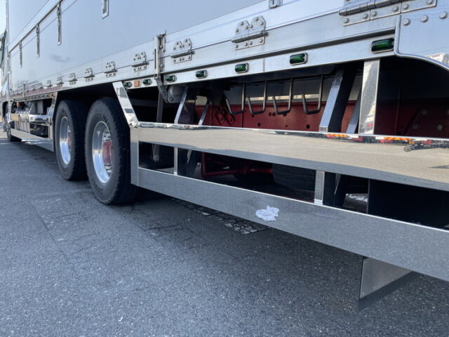 三菱ふそう：スーパーグレート：冷凍ウィング：AT：ハイルーフ：ステンレス架装多数：メッキパーツ多数：門口ステンレス：アルミホイール