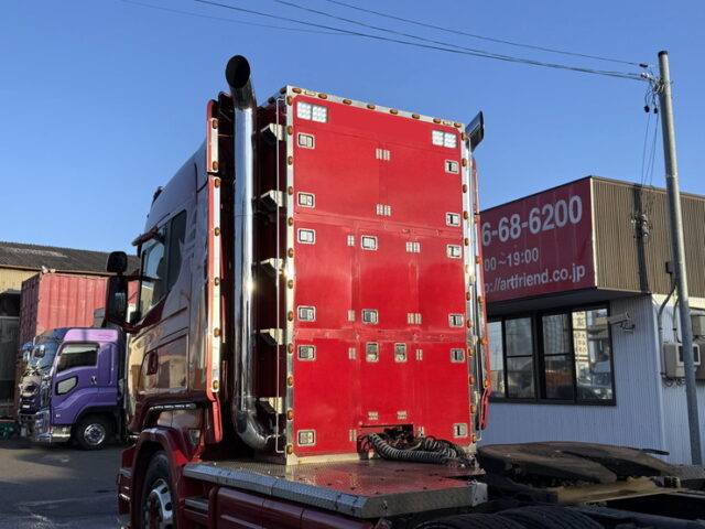 スカニア：R450：トレーラーヘッド：総輪エアサス：第5輪荷重11.300㎏：直6