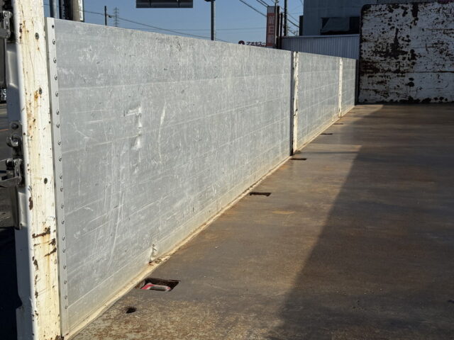 日本トレクス:トレーラー:平ボデー:アルミブロック:1Mアオリ:リフトアクスル:中残し