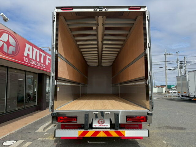 24スーパーグレート:スーパーハイルーフ:ウィング:アルミホイール:リア門口ステンレス