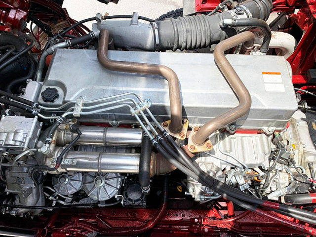 【641】日野　グラプロ　高床　造り　平ボデーアルミブロック　エアサス　7速