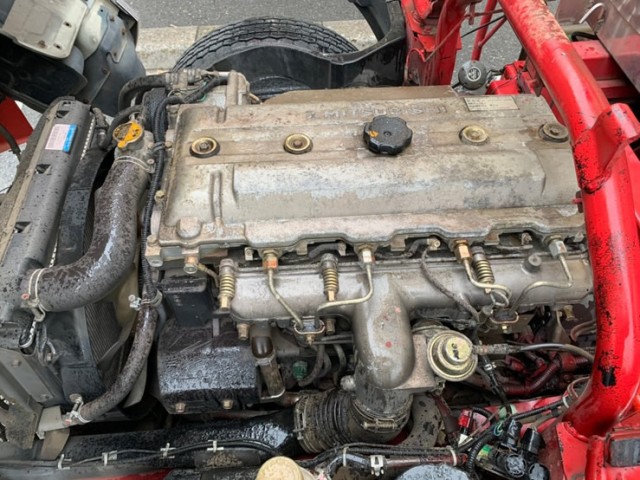 【535】ふそう　キャンター　造りボディ　平ボディアルミブロック