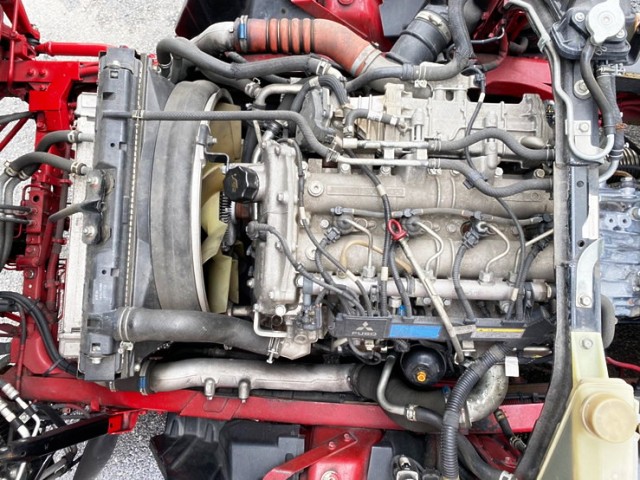 【596】ふそう　キャンター　ウィング　ワイド　門口ステンレス　150馬力