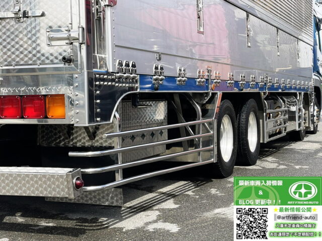 三菱ふそう　17スーパーグレート　ハイルーフ　冷凍ウィング　架装多数　木床　菱重製直結冷凍機