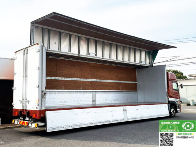 【1578】Ｈ30 クオン ハイルーフ アルミウィング 格納ゲート　メッキ多数　アルミホイール