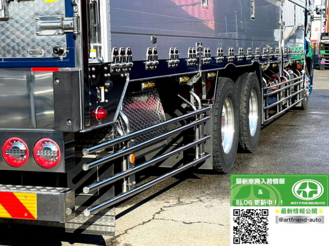 17プロフィア　ハイルーフ　ウィング　造りボディ　90アオリ　ステンレス多数　7速MT