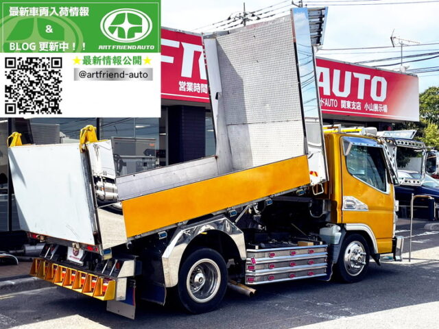 【1523】H16 キャンター 土砂禁ダンプ 架装多数 標準幅10尺長 マニ割り